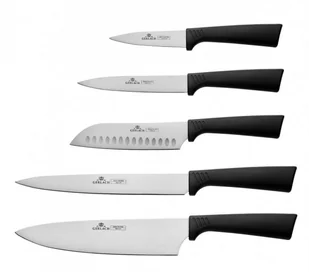 Gerlach zestaw noży w bloku SMART BLACK 5901035506817 - Noże kuchenne - miniaturka - grafika 2