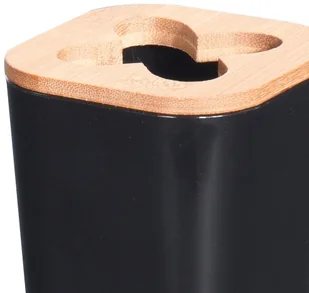 Koopman Kubek na szczoteczki 7x11cm PS czarny - Kubki na szczoteczki do zębów - miniaturka - grafika 3