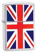 Akcesoria turystyczne - ZIPPO Union Jack Enamel emblemat Lighter 200UJ - miniaturka - grafika 1