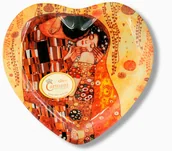 Talerze - Carmani Talerz dekoracyjny Pocałunek Klimt 24.5x23cm box 198-1403 198-1403 - miniaturka - grafika 1