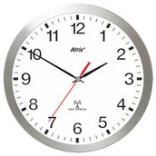 Zegary - Atrix Zegar aluminiowy radio controlled #5 AL7121RC5 - miniaturka - grafika 1