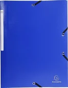 Teczki i skoroszyty - Exacompta 55800e spoiwo (3 klapy, gumowym ściągaczem, PP 400, etykiety nieprzezroczysty, DIN A4) losowy kolor 3130630558002 - miniaturka - grafika 1