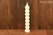 Wróżbiarstwo i radiestezja - Magoi Agni Świeca Siedem Węzłów, Gałkowa, Kulkowa, Marzeń BIAŁA - podniesienie wibracji, oczyszczenie, uzdrowienie drim74 - miniaturka - grafika 1