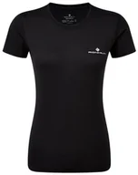 Bielizna sportowa damska - RONHILL RONHILL Koszulka biegowa damska CORE S/S TEE czarna - miniaturka - grafika 1