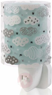 Dalber Niebieska lampka nocna LED Clouds do gniazdka - Lampy ścienne - miniaturka - grafika 2