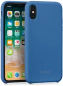 Etui i futerały do telefonów - moVear Etui silikon iPhone Xs moVear silkyCase Szafirowy Niebieski A0IXSCSC0SHCSH - miniaturka - grafika 1