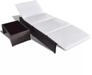 vidaXL Zestaw wypoczynkowy z polirattanu dla dwóch osób, brązowy - Meble ogrodowe - miniaturka - grafika 4