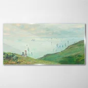 Obrazy i zdjęcia - PL Coloray Obraz na Szkle Klify w Pourville Monet 100x50cm - miniaturka - grafika 1