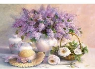 Puzzle - Castorland Puzzle 1000 Kwiaty i kapelusz CASTOR - miniaturka - grafika 1