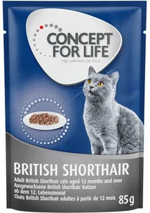 Concept for Life Concept for Life British Shorthair Adult, ragout - 24 x 85 g - Mokra karma dla kotów Concept for Life Concept for Life British Shorthair Adult, ragout - 24 x 85 g - Mokra karma dla kotów - miniaturka - grafika 2