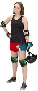 Nils EXTREME H719 ZIELONY ROZM. S ZESTAW OCHRANIACZY EXTREME 16-60-142 - Ochraniacze - miniaturka - grafika 2