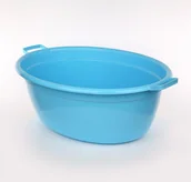 Inne artykuły do sprzątania - Altom WANNA OWALNA 75CM 60L NIEBIESKI PASTEL (10134) 4001515134873 - miniaturka - grafika 1