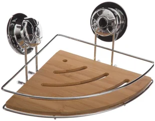 5five Simple Smart łazienkowa narożna CADDY na przyssawki bambusowa 140738 - Półki łazienkowe 5five Simple Smart łazienkowa narożna CADDY na przyssawki bambusowa 140738 - Półki łazienkowe - miniaturka - grafika 1