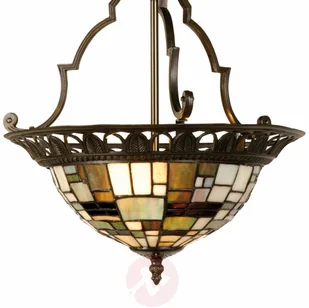 Clayre&Eef VILLADS - lampa sufitowa w stylu Tiffany - Lampy sufitowe - miniaturka - grafika 2