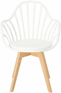 Intesi Krzesło Sirena z podłokietnikami białe - Krzesła - miniaturka - grafika 8