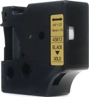 Dymo JetWorld Taśma D1 Czarny na Złotym 19mm x 7m 45813) stron JWT-D45813N - Taśmy do drukarek barwiące - miniaturka - grafika 2