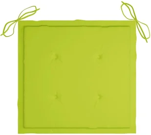 vidaXL Krzesła ogrodowe, 2 szt., jasnozielone poduszki, drewno tekowe! 3063263 - Fotele i krzesła ogrodowe - miniaturka - grafika 10