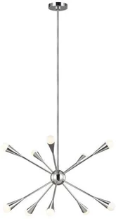 Feiss Industrialna LAMPA wisząca FE-JAX10-MB Elstead metalowa OPRAWA loftowy ZWIS pająk explosion mosiądz czarny FE-JAX10-MB - Lampy sufitowe - miniaturka - grafika 5