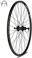 Koła rowerowe - Koło tylne 28-29" Disc piasta XMX A291 kaseta 8-9-10 rzędów, hamulec tarczowy, łożyska maszynowe, obręcz disc YL-D23 nitowana czarna, szprychy czarne 100318 - miniaturka - grafika 1