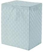Kosze na bieliznę - Compactor Tex RAN6893 kosz na pranie z przykrywą i podpinką o wymiarach 38 x 25 x 60 cm, biały - miniaturka - grafika 1