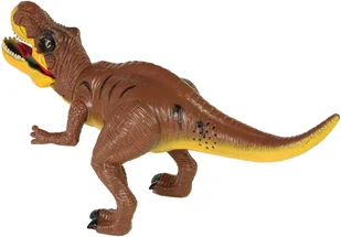 Import LEANToys Zestaw Dinozaurów Tyranozaur Rex Drzewka Akcesoria Dźwięk Światła LT-9720-0 - Figurki dla dzieci - miniaturka - grafika 5