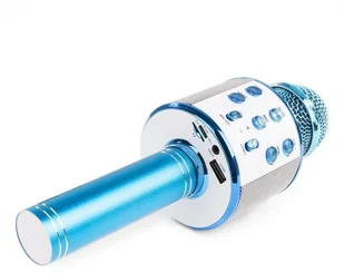 MAX MAX KM01, mikrofon karaoke typu 2 w 1, głośnik, odtwarzacz multimediów, niebieski SKY-130.136 - Inne akcesoria audio-wideo MAX MAX KM01, mikrofon karaoke typu 2 w 1, głośnik, odtwarzacz multimediów, niebieski SKY-130.136 - Inne akcesoria audio-wideo - miniaturka - grafika 5