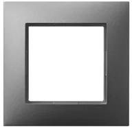 Klawisze i ramki - Ospel Ramka pojedyncza Szary mat Aria - R-1U/70 - miniaturka - grafika 1