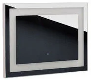 Meble kosmetyczne - Toaletki kosmetyczne Lustro podświetlane LED NEW YORK 60x80cm 6080-LED BM6080 - miniaturka - grafika 1