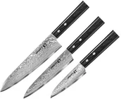 Noże kuchenne - Samura Zestaw 3 noży Samura damascus Chefs starter set SD67-0220 - miniaturka - grafika 1