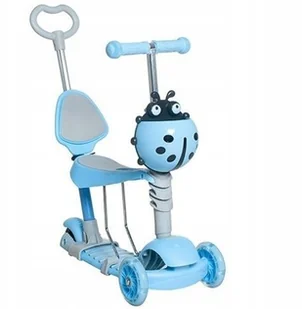 LED Hulajnoga trójkołowa 5w1 niebieska - Hulajnogi - miniaturka - grafika 3