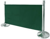 Wyposażenie lokali gastronomicznych - Bolero Płótno odgradzające zielone | wys. 700 mm | szer. 1430 mm CG222 - miniaturka - grafika 1