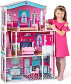 Domki dla lalek - Woody dom kolorowy Mirabella z windą - miniaturka - grafika 1