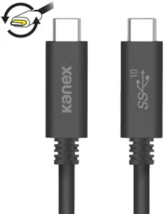 Kanex USB-C ChargeSync Cable - Kabel USB-C do ładowania & synchronizacji danych, 5.0 A, 10 Gbps, 1 m (Black) K181-1080-BK1M - Kable USB Kanex USB-C ChargeSync Cable - Kabel USB-C do ładowania & synchronizacji danych, 5.0 A, 10 Gbps, 1 m (Black) K181-1080-BK1M - Kable USB - miniaturka - grafika 10