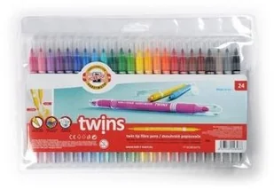 Koh-i-noor PISAKI DWUSTRONNE 771/23 24 KOLORÓW - Flamastry - miniaturka - grafika 3