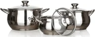 Zestawy garnków i patelni - Banquet zestaw garnków RONDEL 3 szt + pokrywki (1072290) - miniaturka - grafika 1