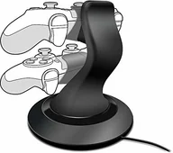 Akcesoria do Playstation - SPEEDLINK Speedlink stacja ładowania kontrolera do PS4 - system ładowania Twindock z zasilaczem AC (wygodny system wtykowy dla dwóch kontrolerów - bezpieczne trzymanie całej ładowarki - łatwe zakładanie kontrol SL-4511-BK - miniaturka - grafika 1