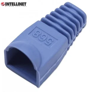 Intellinet Osłonka na wtyk RJ45 opakowanie 10 sztuk niebieska 504393 - Wtyczki i adaptery - miniaturka - grafika 2