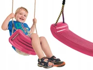 Place zabaw - KBT Huśtawka Siedzisko do Huśtawki Dzieci różowe - miniaturka - grafika 1