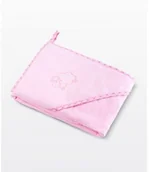 Okrycia kąpielowe dla dzieci - Sensillo Okrycie kąpielowe 80x80 różowe 01793 - miniaturka - grafika 1