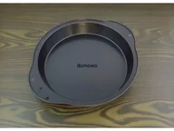 Formy do ciast - OKRĄGŁA METALOWA BLASZKA FOREMKA 25 x 4 cm - miniaturka - grafika 1