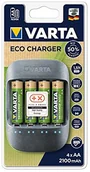 Ładowarki i akumulatory - Varta ładowarka Eco Charger (w zestawie 4 X AA 56816 2100 mAh) 57680101451 - miniaturka - grafika 1