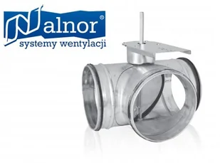 ALNOR Przepustnica szczelna 125mm z obejściem i podstawką na siłownik DATVTML-125-125 - Akcesoria do wentylacji i klimatyzacji ALNOR Przepustnica szczelna 125mm z obejściem i podstawką na siłownik DATVTML-125-125 - Akcesoria do wentylacji i klimatyzacji - miniaturka - grafika 1