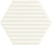 Płytki ceramiczne - Paradyż Woodskin Bianco Heksagon Struktura B 19,8x17,1 - miniaturka - grafika 1