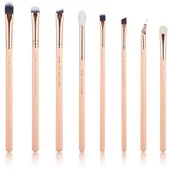 Pędzle do makijażu - JESSUP JESSUP Zestaw 8 pędzli peach/rose T456 - miniaturka - grafika 1
