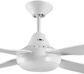 Wentylatory sufitowe - Beacon Lighting Wentylator sufitowy LED Moonah, biały - miniaturka - grafika 1