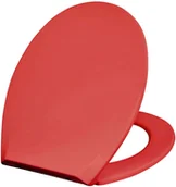 Deski sedesowe - Duschy Deska sedesowa Soft Eco czerwona - miniaturka - grafika 1