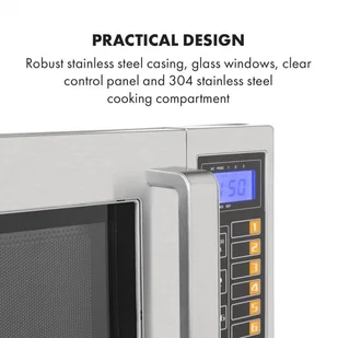 Kuchenka mikrofalowa Klarstein Pro Bestzeit - Kuchenki mikrofalowe - miniaturka - grafika 4