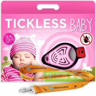 TICKLESS Ultradźwiękowy odstraszacz kleszczy dla dzieci różowy PRO10-112 - Zwalczanie i odstraszanie szkodników - miniaturka - grafika 2