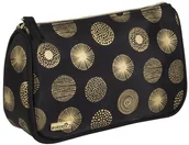 Kosmetyczki, organizery i kuferki - REED REED KOSMETYCZKA MAŁA PROSTA CZARNO-ZŁOTA - miniaturka - grafika 1