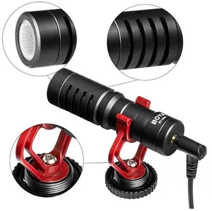 Boya Mikrofon pojemnościowy BY-MM1 BYMM1 - Kamery cyfrowe - akcesoria - miniaturka - grafika 3